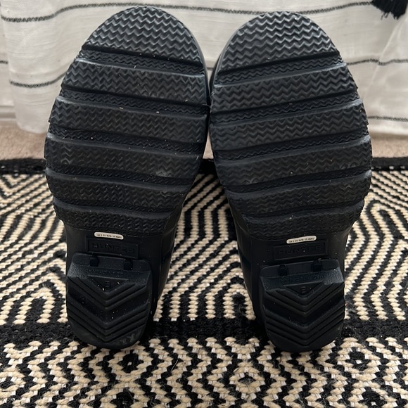 Navy blue Hunter rain boots - Picture 4 of 6